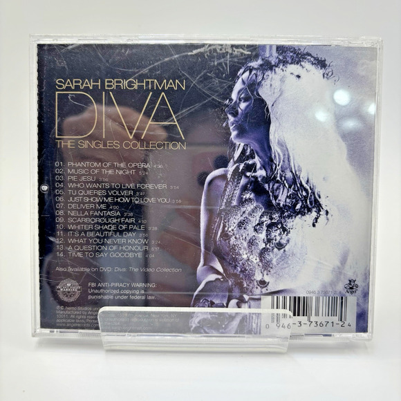 Sarah Brightman - Diva The Singles Collection CD 2006 - Picture 2 of 5